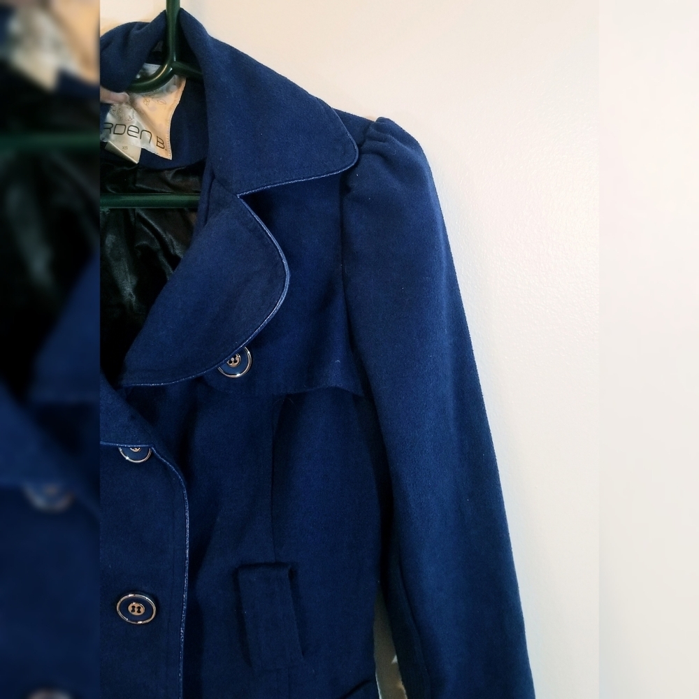 ARDEN B XS Wool Royal Blue Coat - Picture 7 of 7